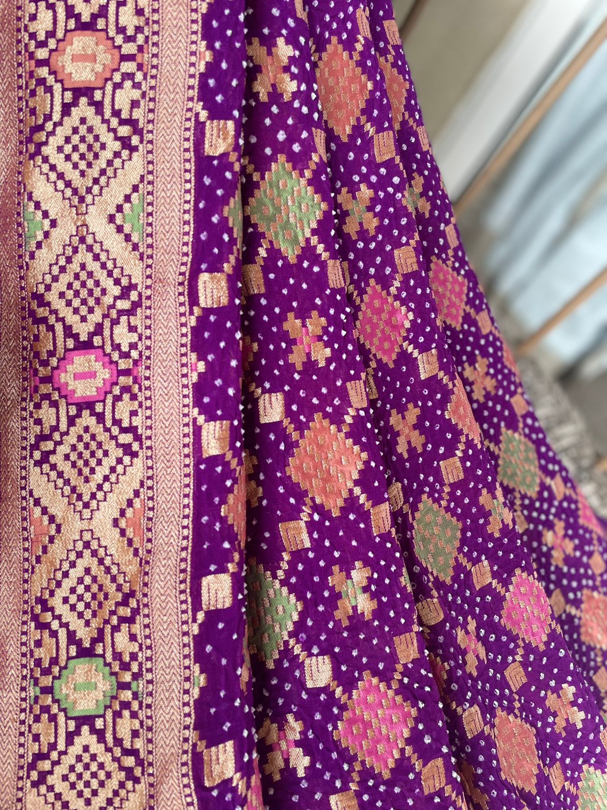 Raagini - A melody Meenakari Saree