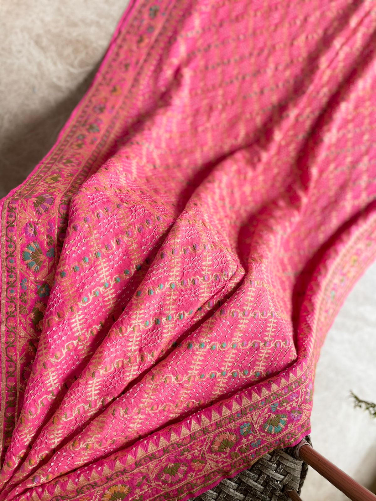 Dhwani - Sounds of Symphony Meenakari Motif Saree