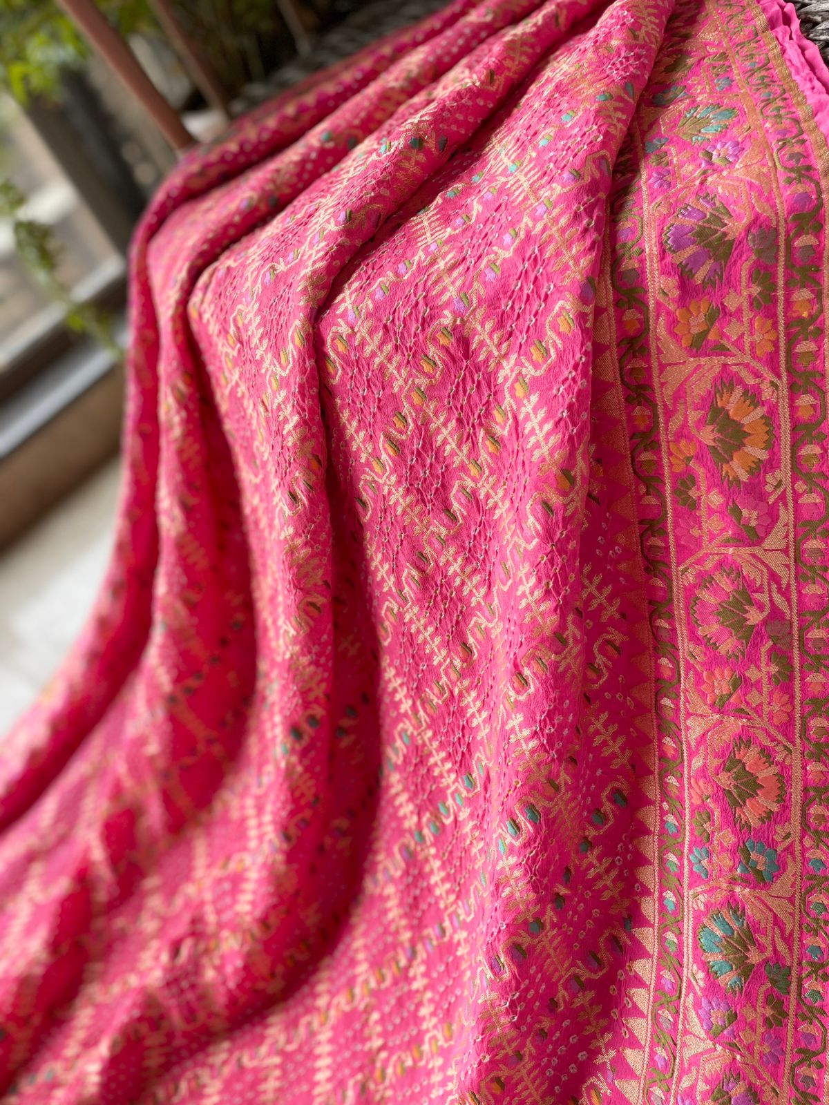 Dhwani - Sounds of Symphony Meenakari Motif Saree