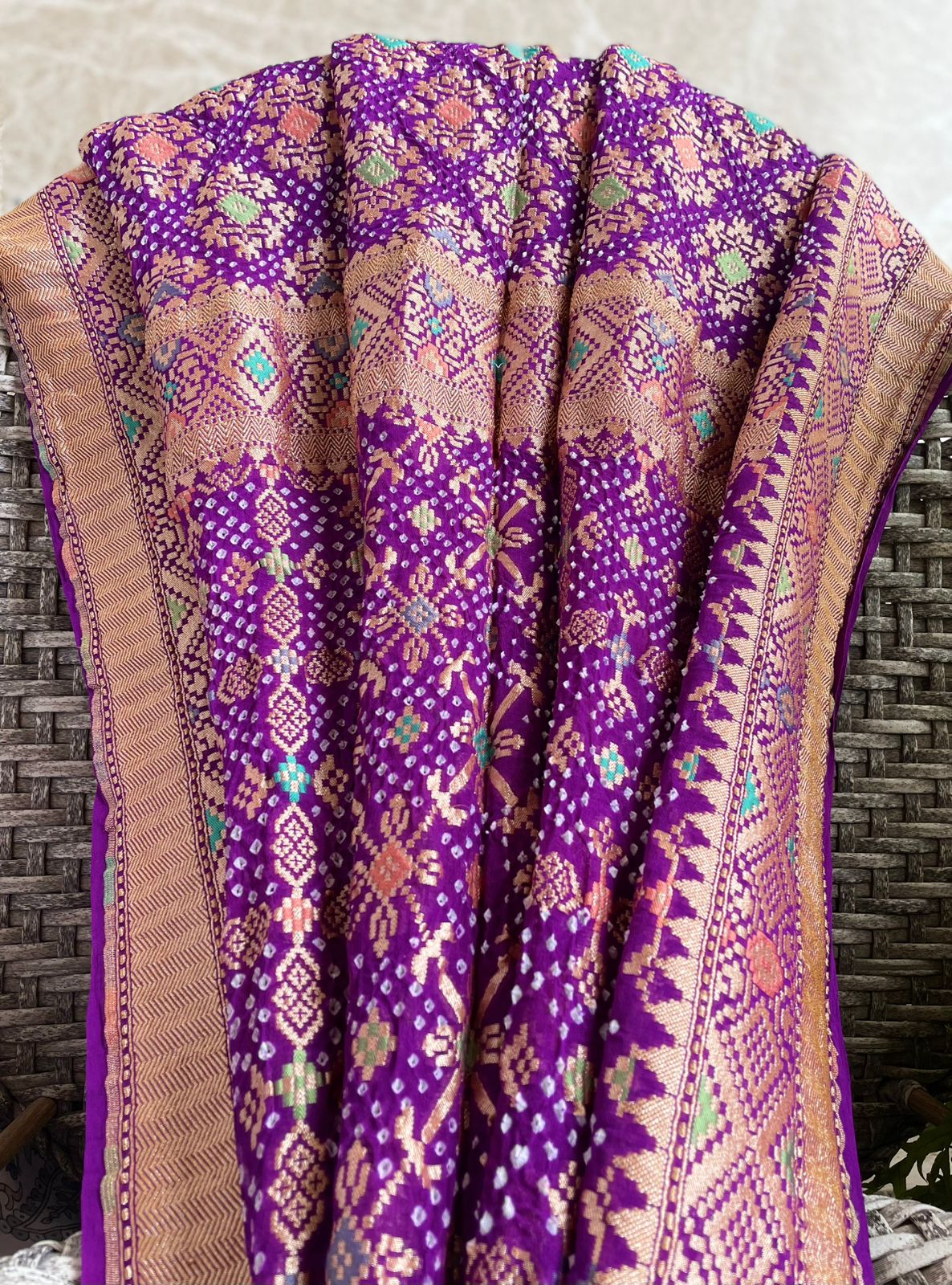 Ditya - One who answers prayers Meenakari Dupatta