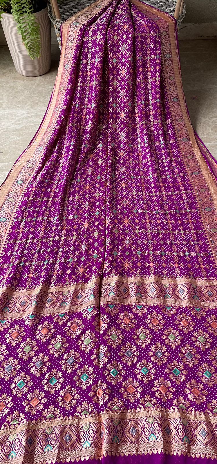 Seher - Early Morning Bliss Meenakari Saree