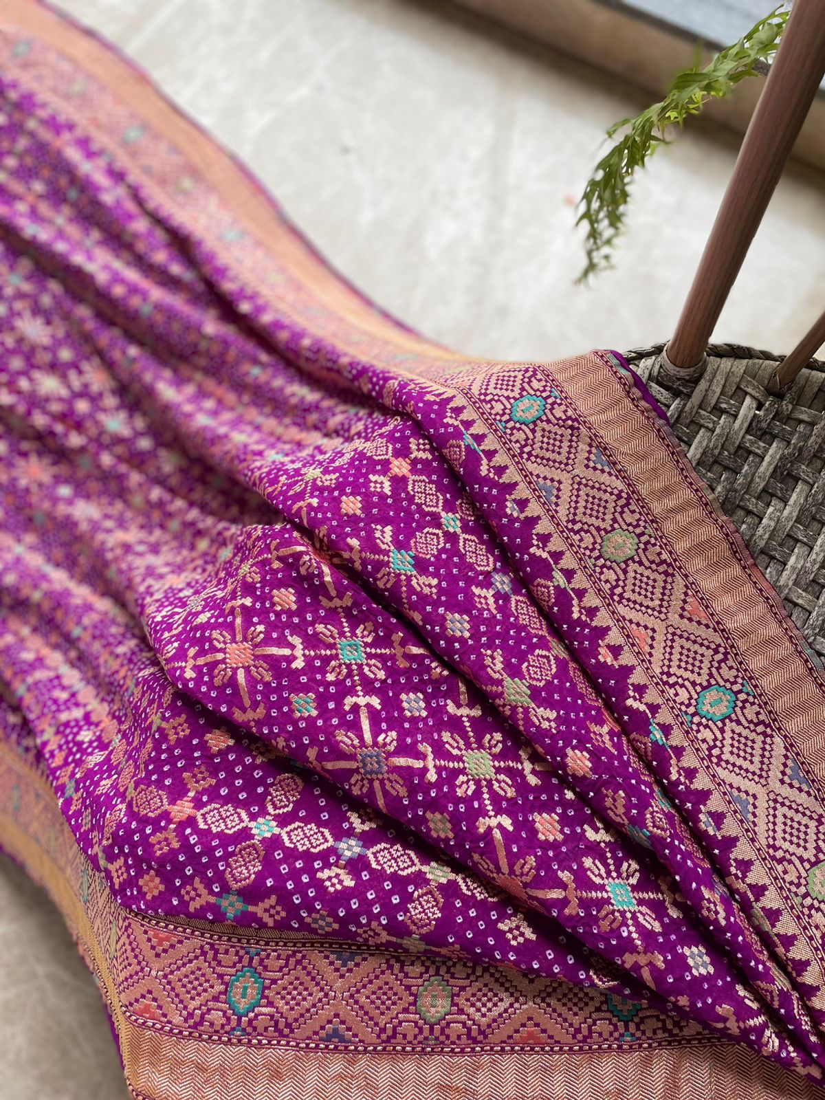 Seher - Early Morning Bliss Meenakari Saree