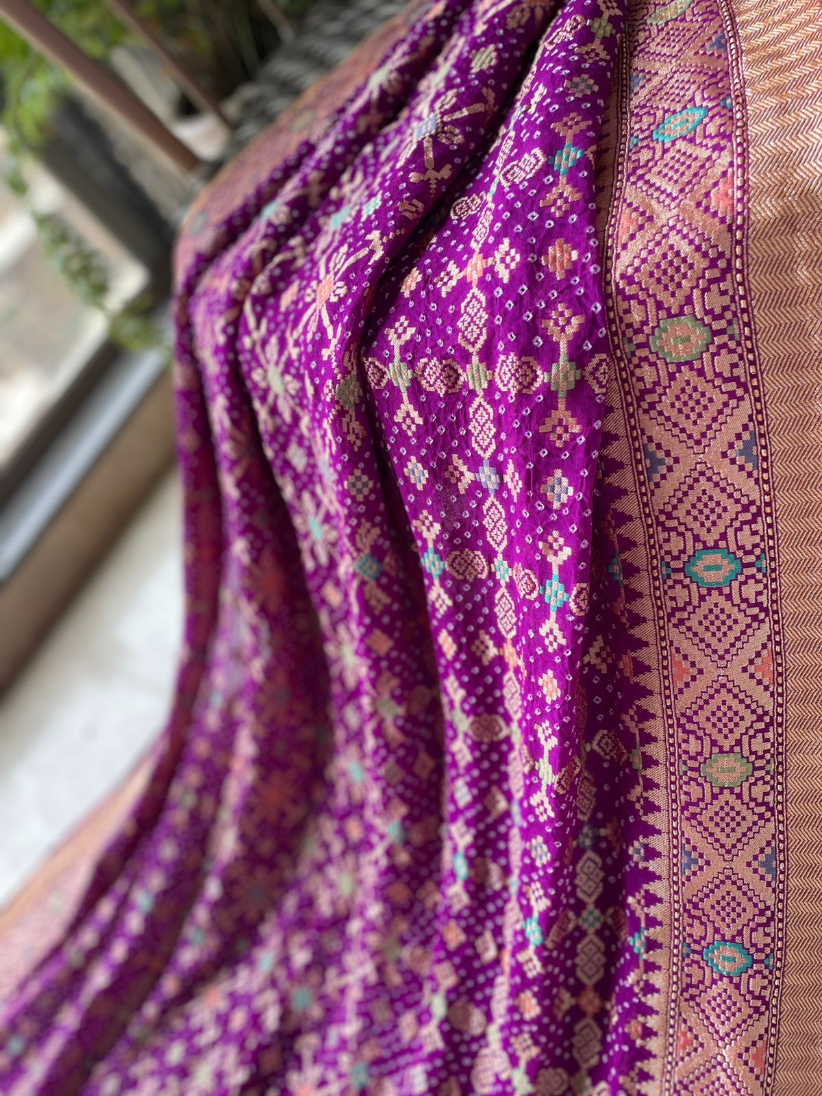 Seher - Early Morning Bliss Meenakari Saree