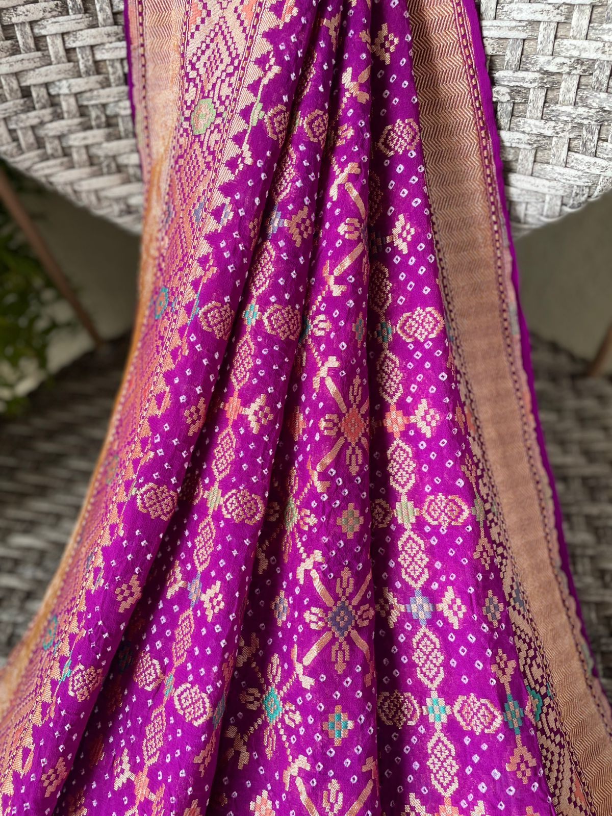 Seher - Early Morning Bliss Meenakari Saree