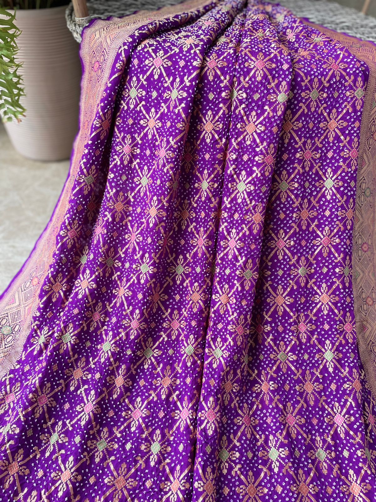 Aprajita - Invincible Meenakari Saree