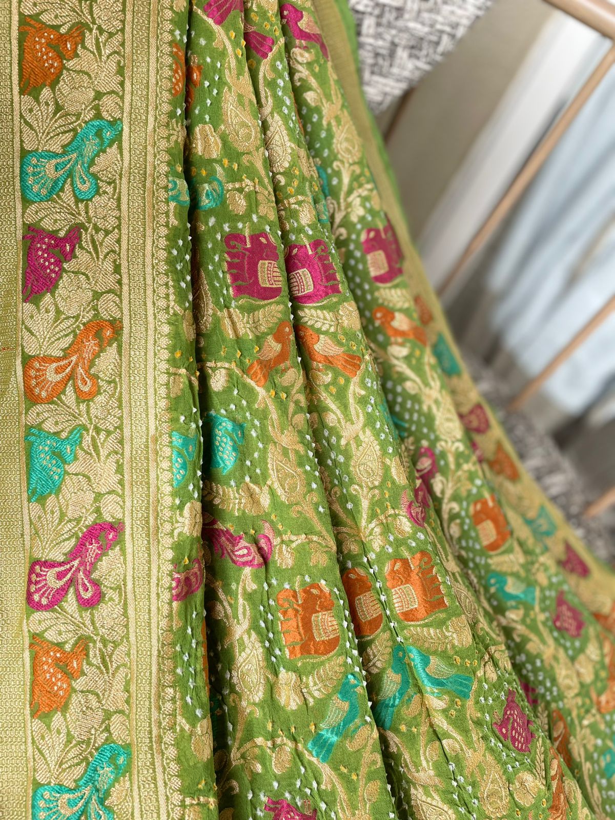 Meher - Benevolence of Divinity Meenakari Motif Saree