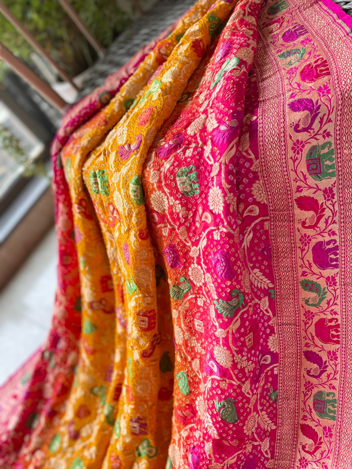 Lata - A Vine Meenakari Motif Saree