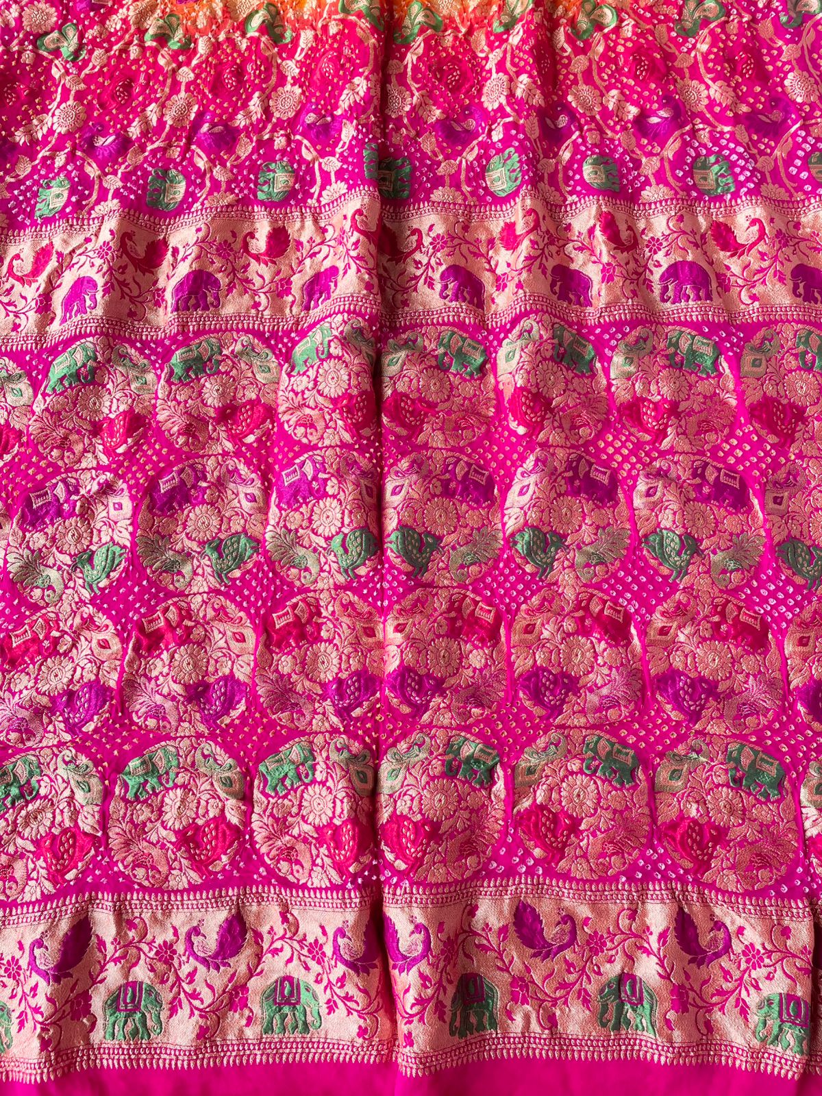 Lata - A Vine Meenakari Motif Saree