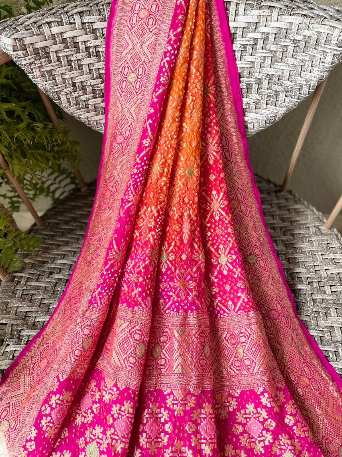 Janvi - The Holy River Ganga Meenakari Dupatta