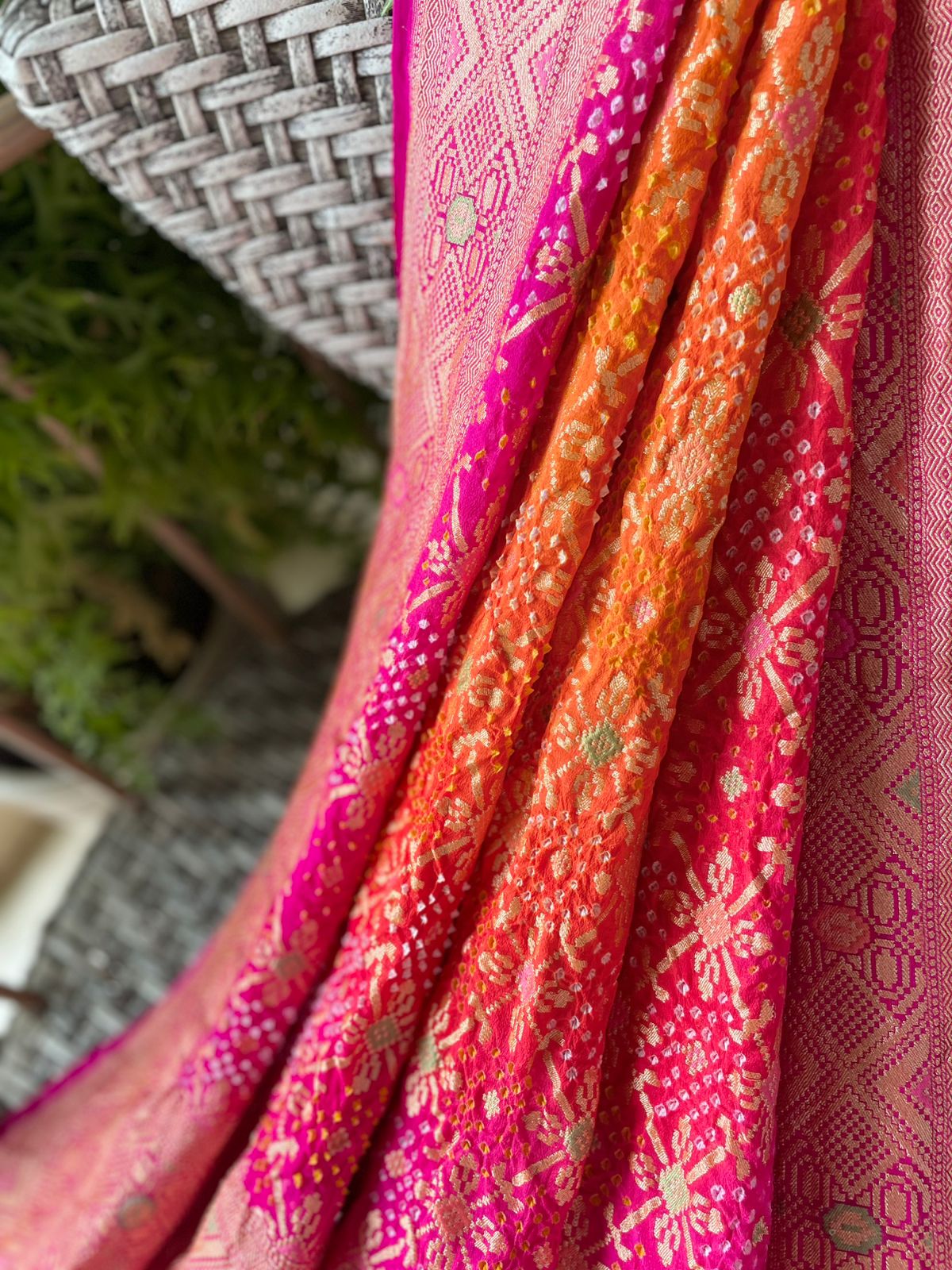 Janvi - The Holy River Ganga Meenakari Dupatta
