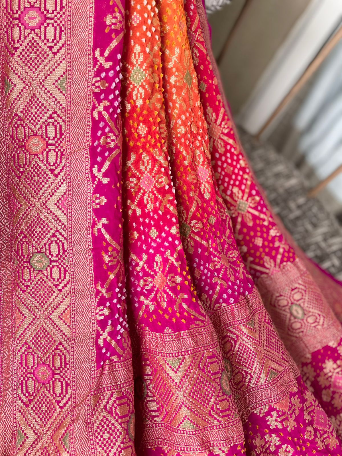 Janvi - The Holy River Ganga Meenakari Dupatta