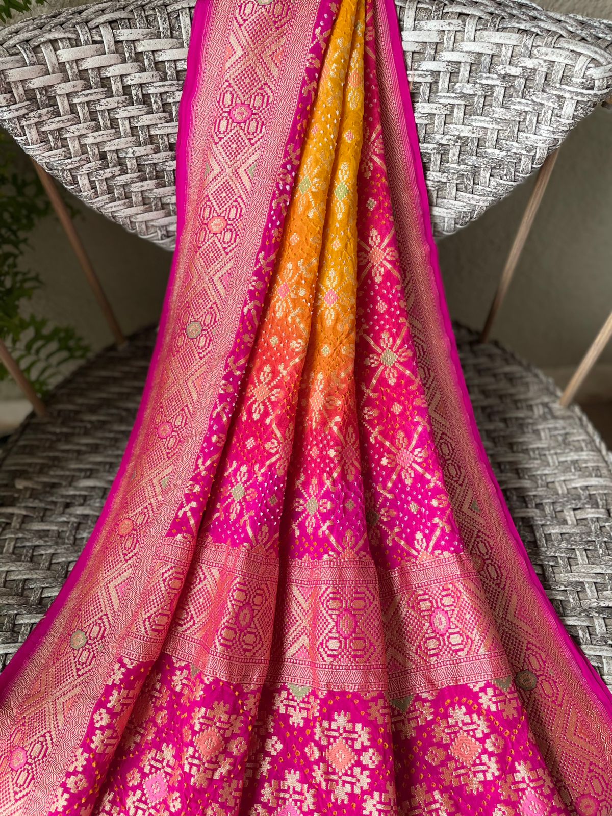 Siya - Hindu Goddess Sita Meenakari Dupatta