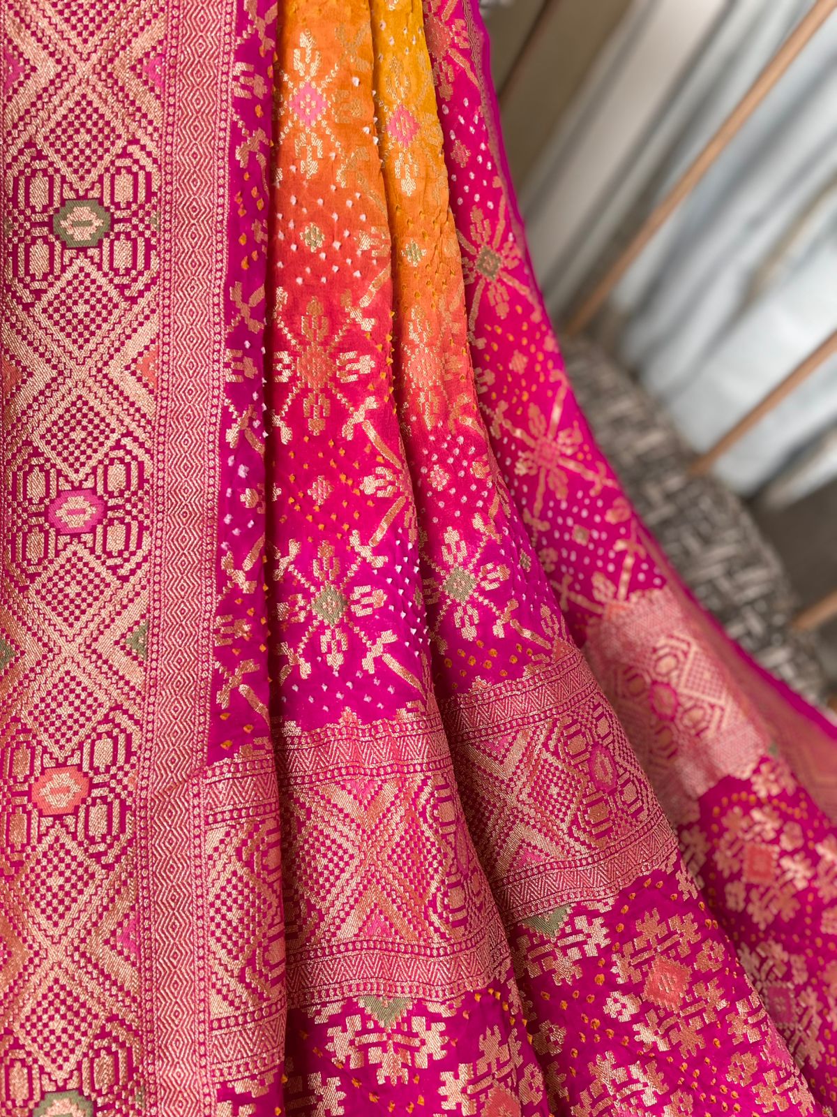 Siya - Hindu Goddess Sita Meenakari Dupatta
