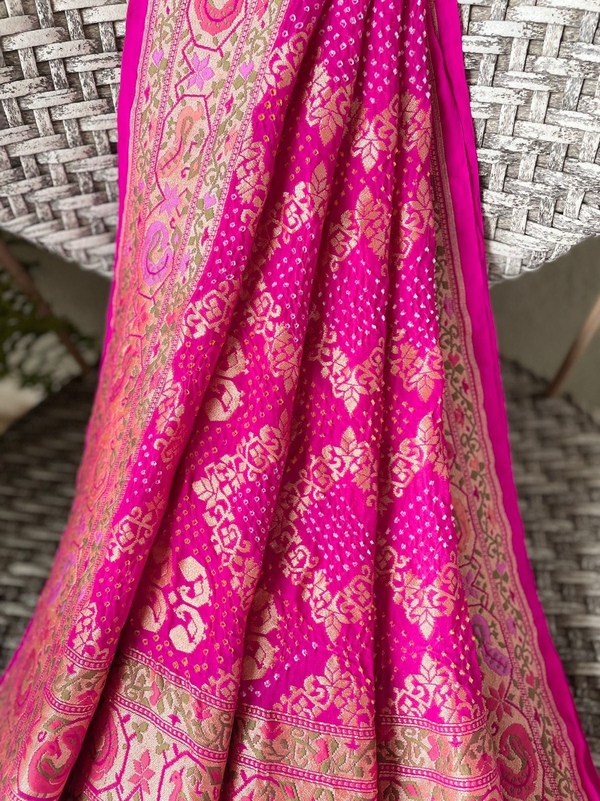 Apoorva - One of a Kind Meenakari Motifs Dupatta