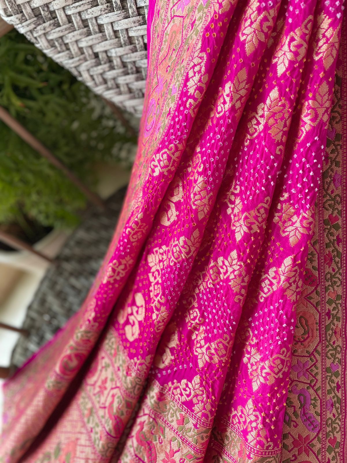 Apoorva - One of a Kind Meenakari Motifs Dupatta