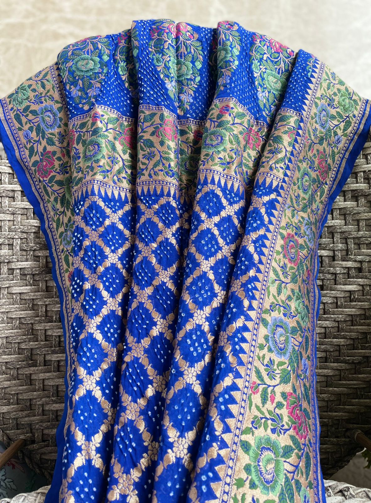 Rithvi - The Beauty Of Colours Meenakari Motif Dupatta
