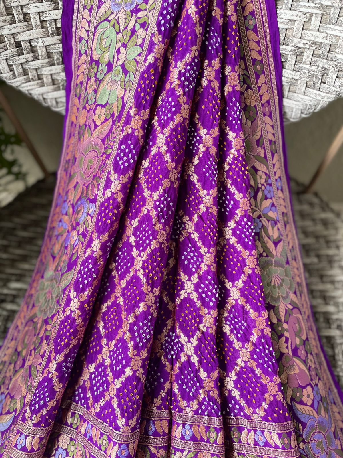 Paheli - The Mystic Creation Meenakari Motif Dupatta