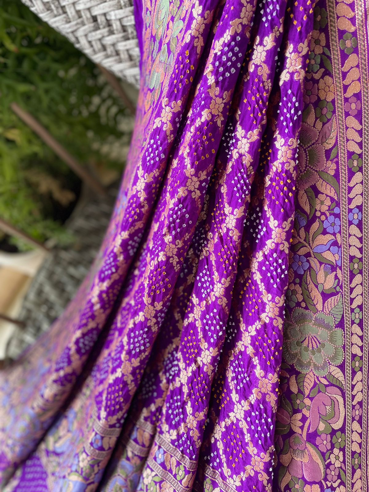 Paheli - The Mystic Creation Meenakari Motif Dupatta