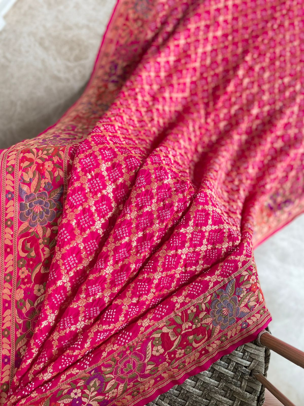 Chaitaly - An Ancient City Meenakari Motif Saree