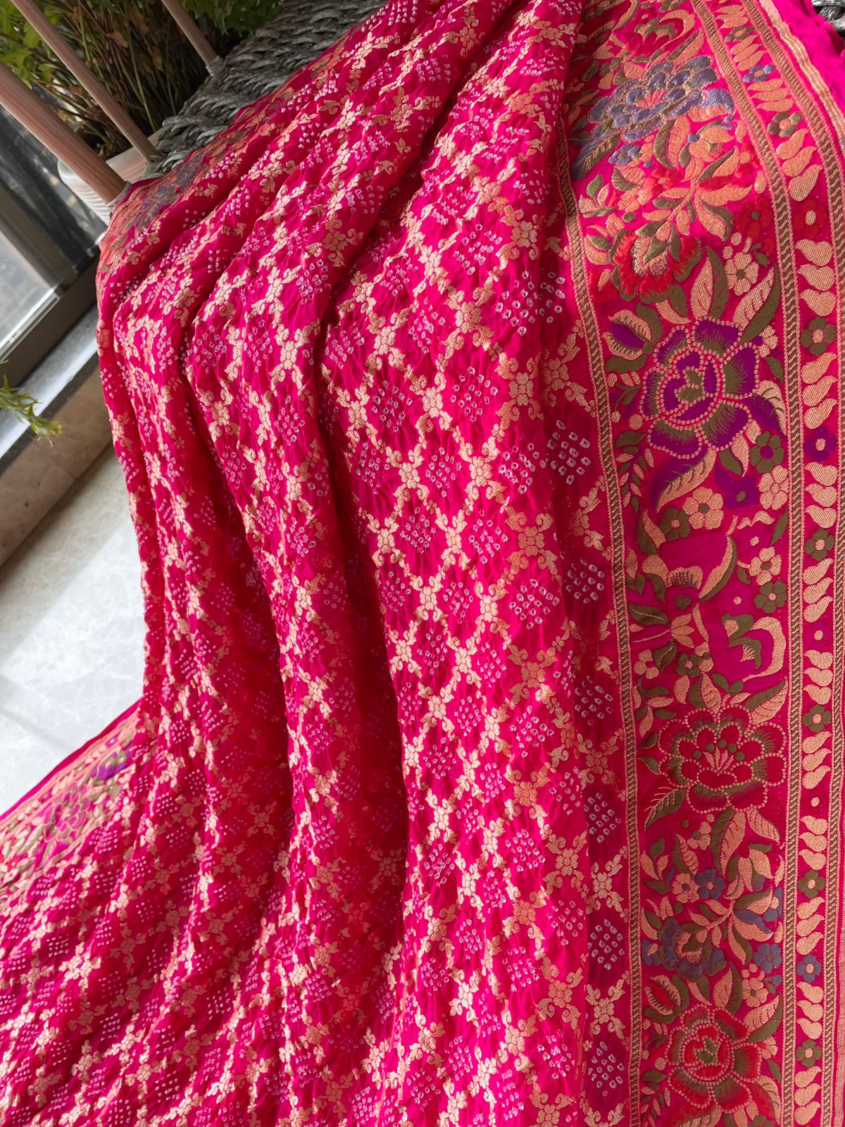 Chaitaly - An Ancient City Meenakari Motif Saree