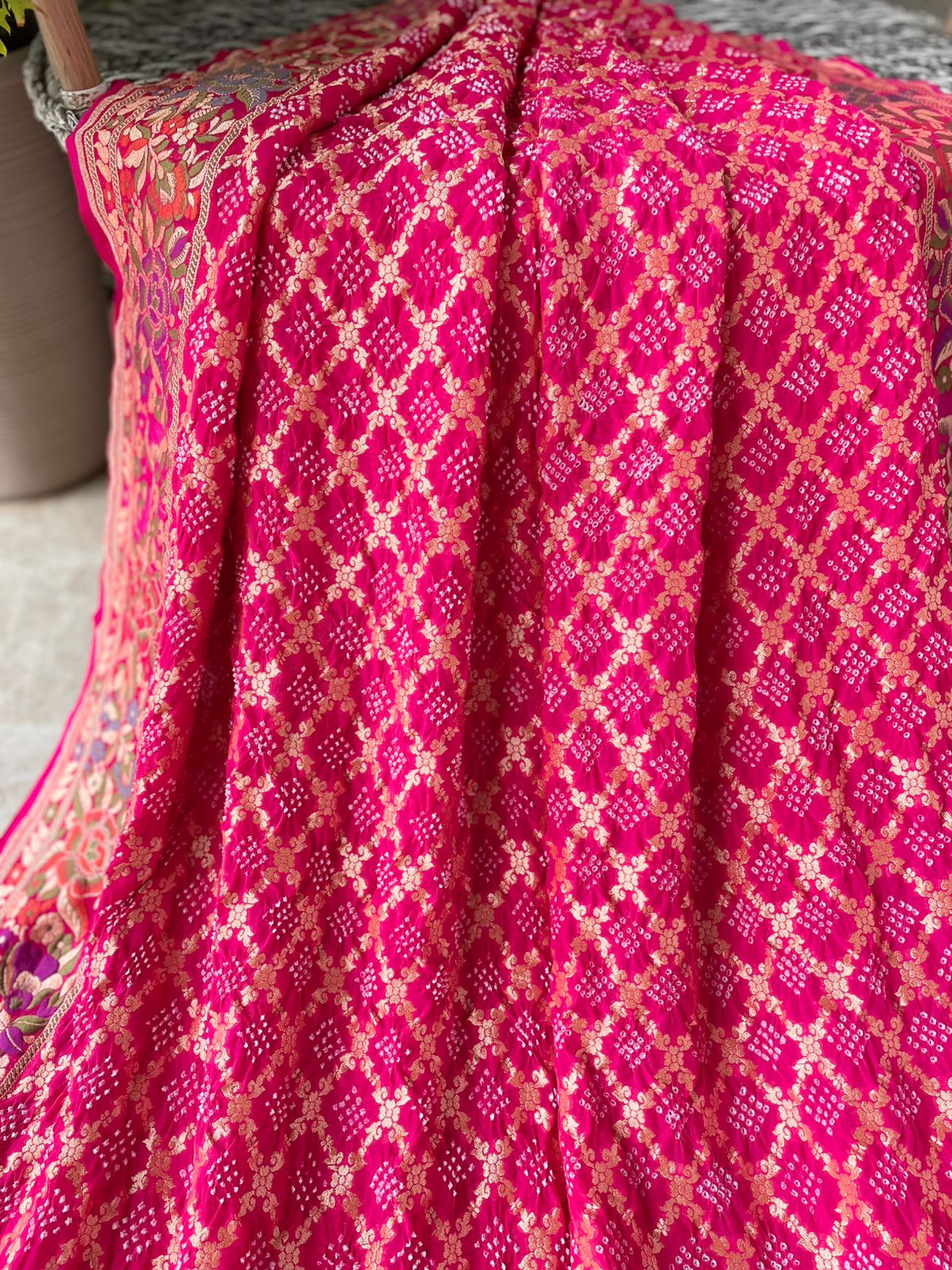Chaitaly - An Ancient City Meenakari Motif Saree