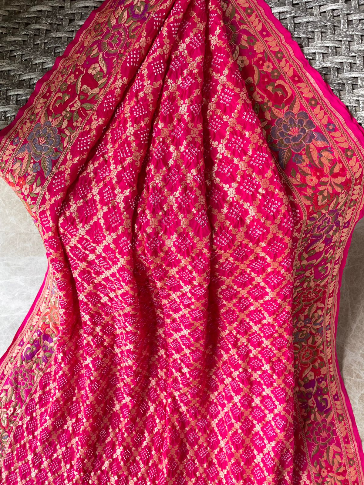 Chaitaly - An Ancient City Meenakari Motif Saree