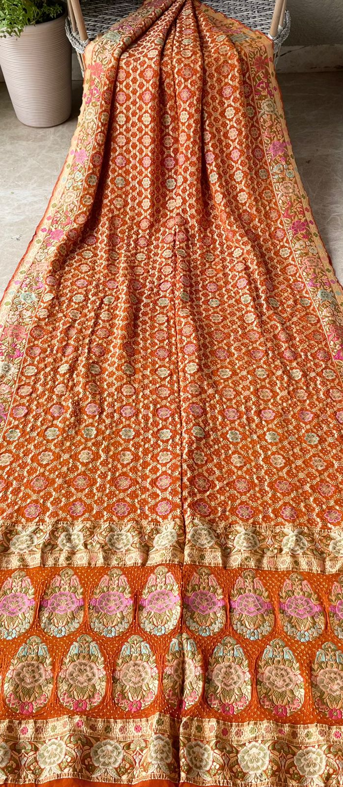 Ritija - Courageous Meenakari Motif Saree