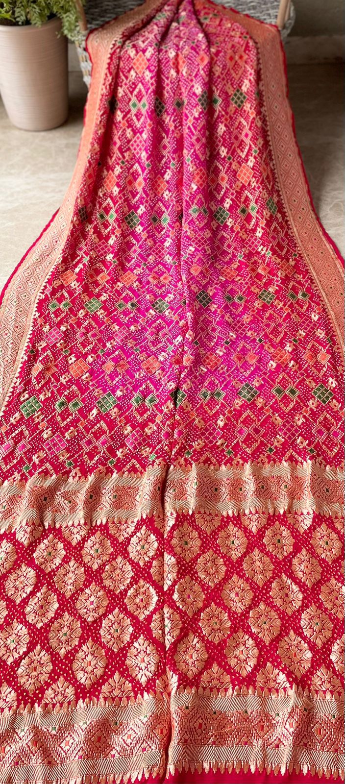 Saira - An Enchanting Princess Meenakari Saree