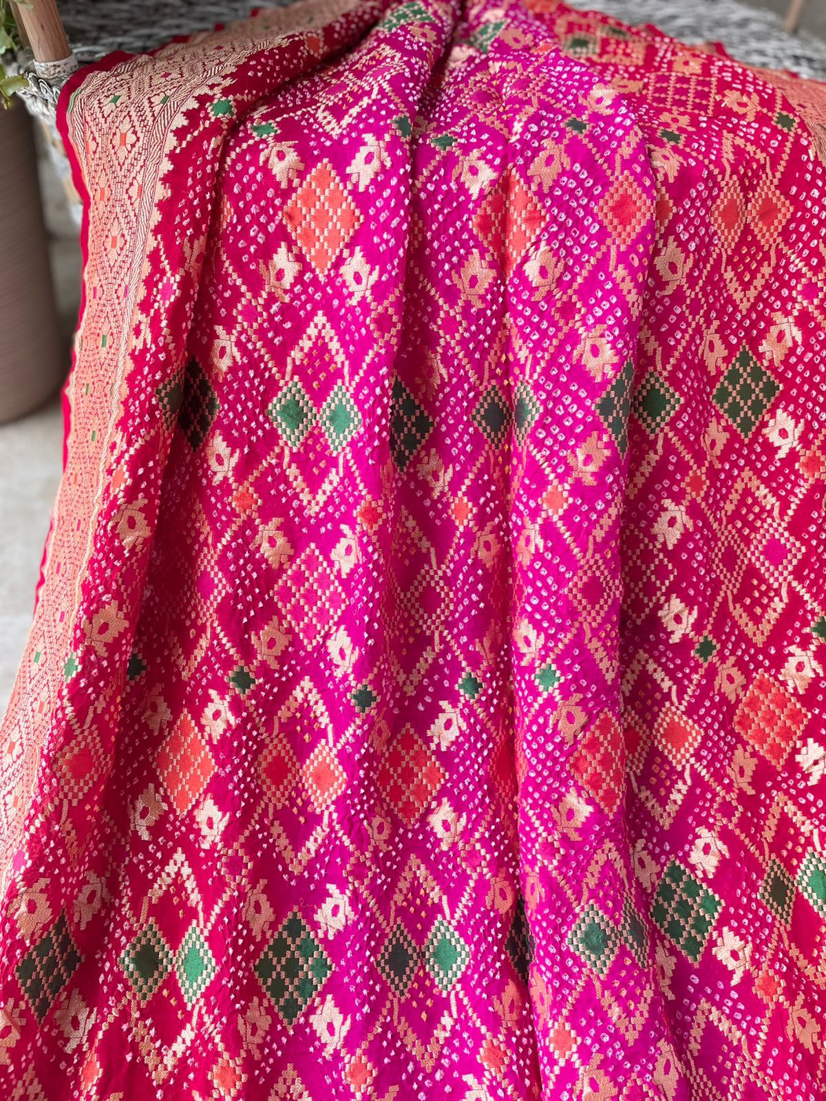Saira - An Enchanting Princess Meenakari Saree