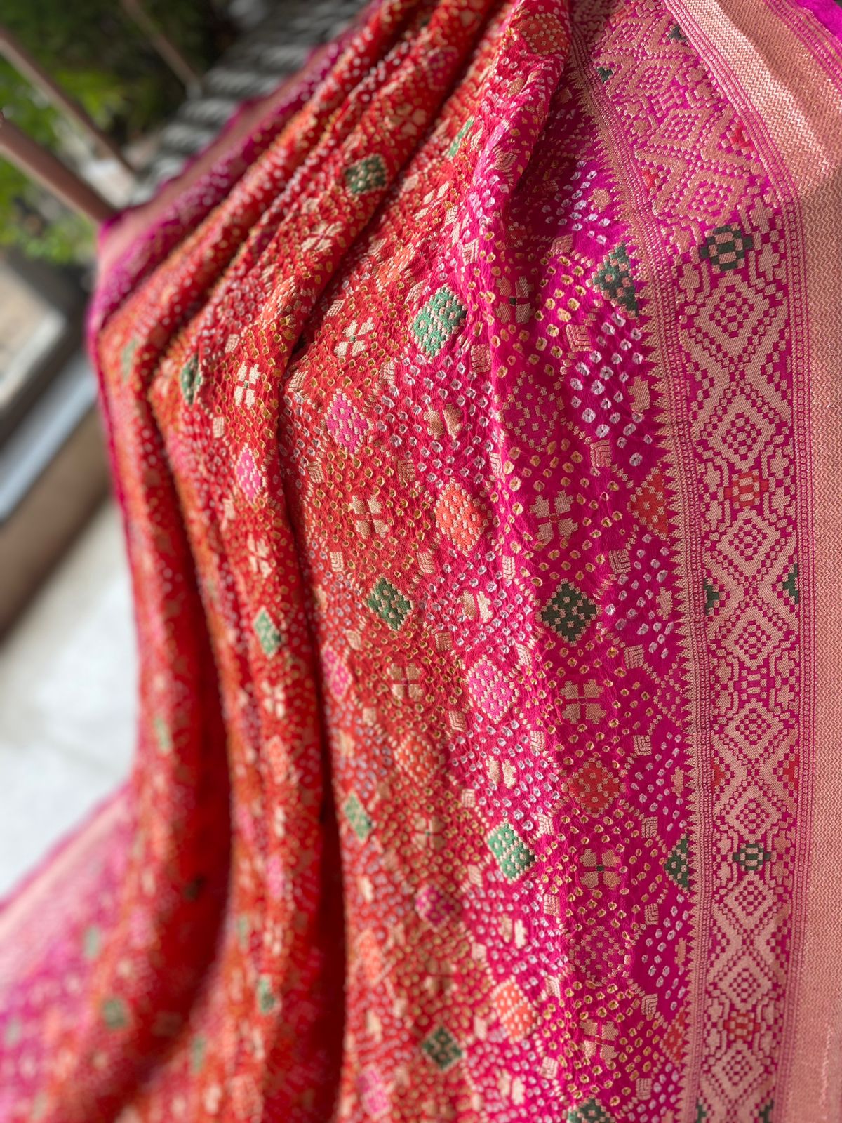 Avika - Bright as Sun Meenakari Saree