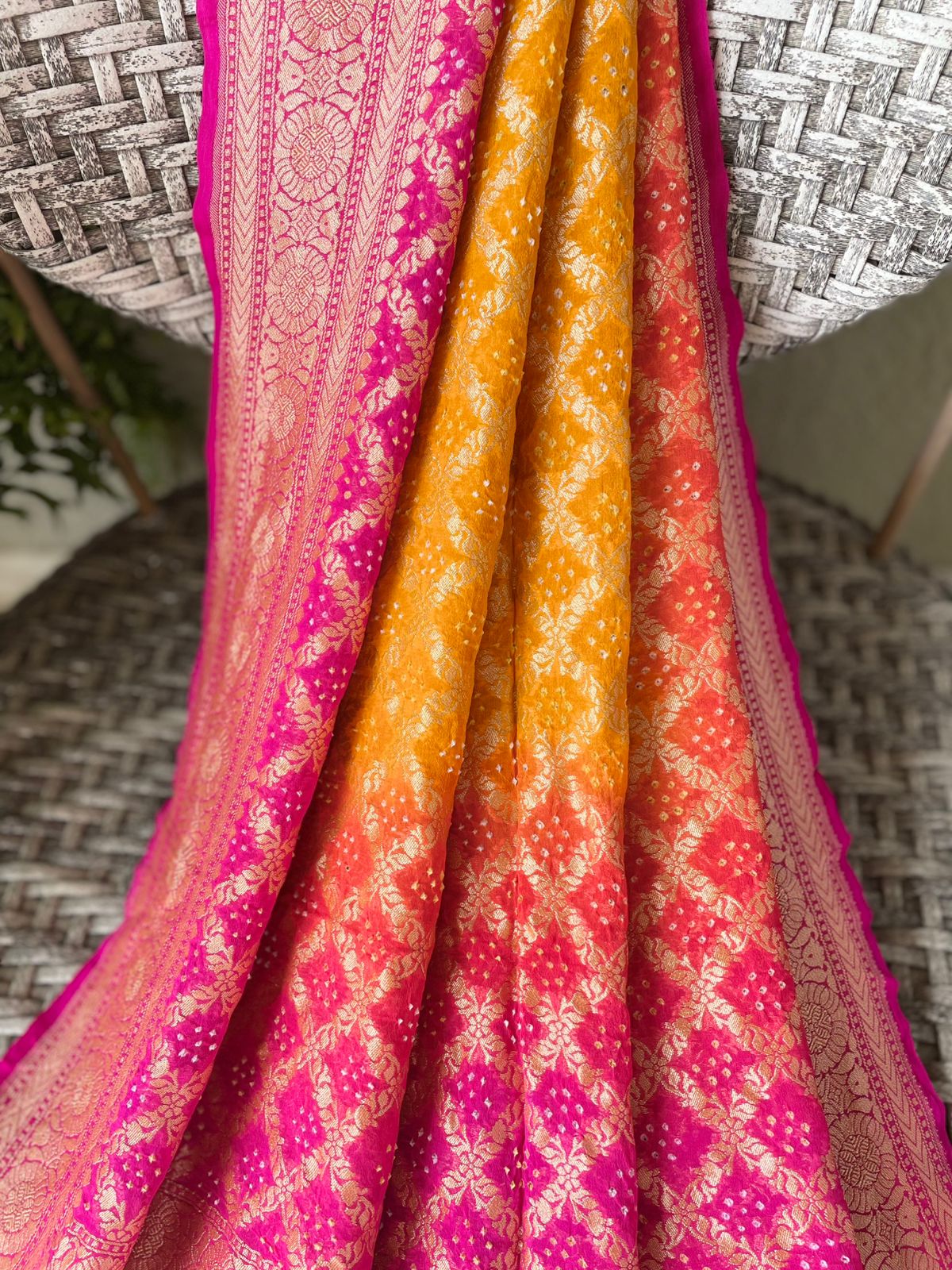 Gulab - Pink Rose Elegance Dupatta