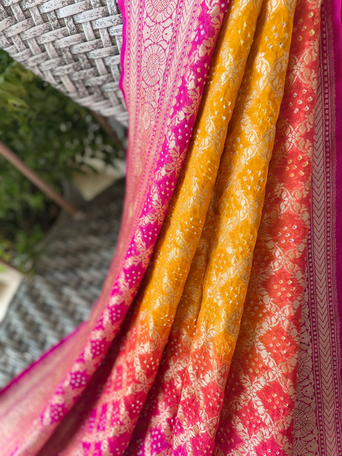 Gulab - Pink Rose Elegance Dupatta