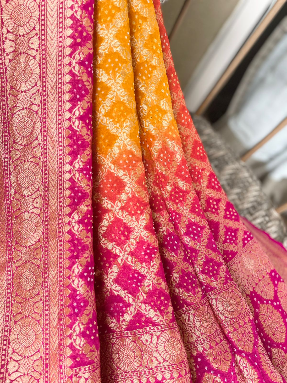 Gulab - Pink Rose Elegance Dupatta