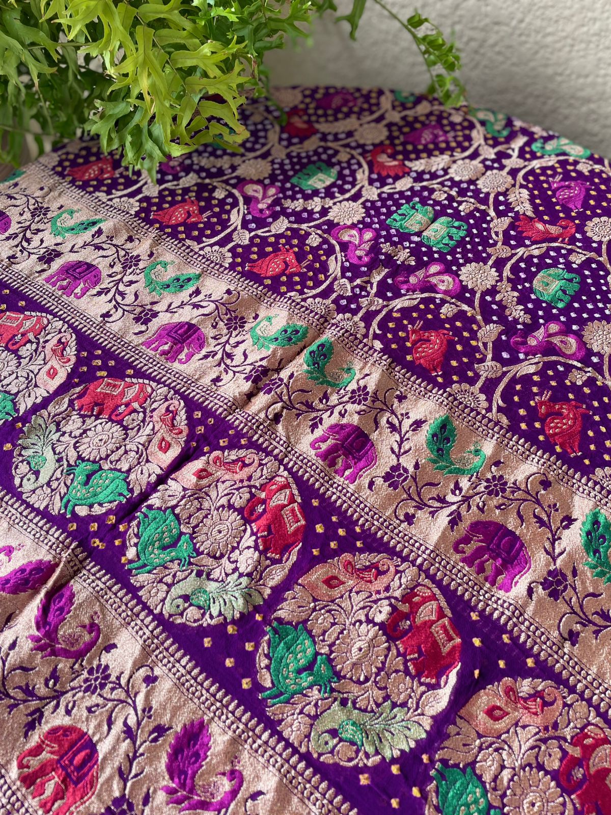 Ayanti - Fortunate One Meenakari Motif Dupatta