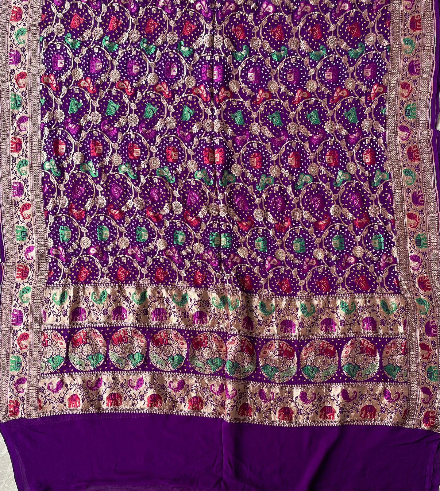 Ayanti - Fortunate One Meenakari Motif Dupatta