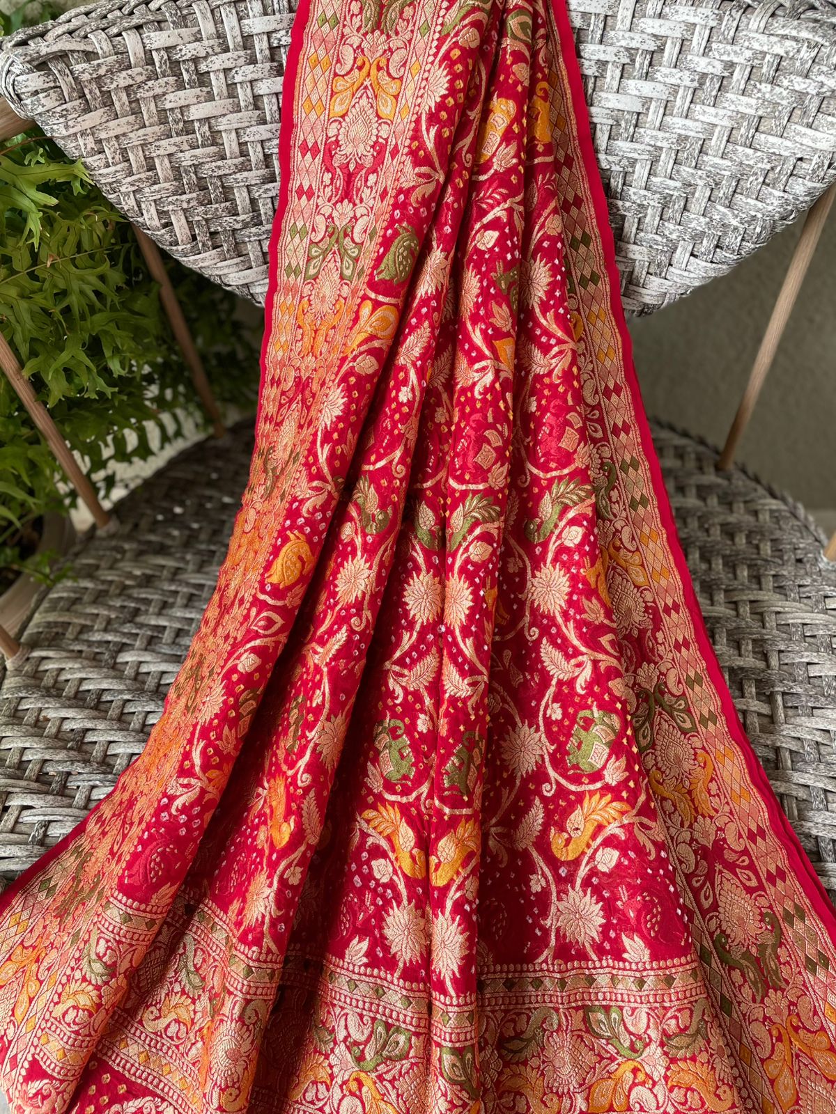 Disha - Right Direction Meenakari Motif Dupatta