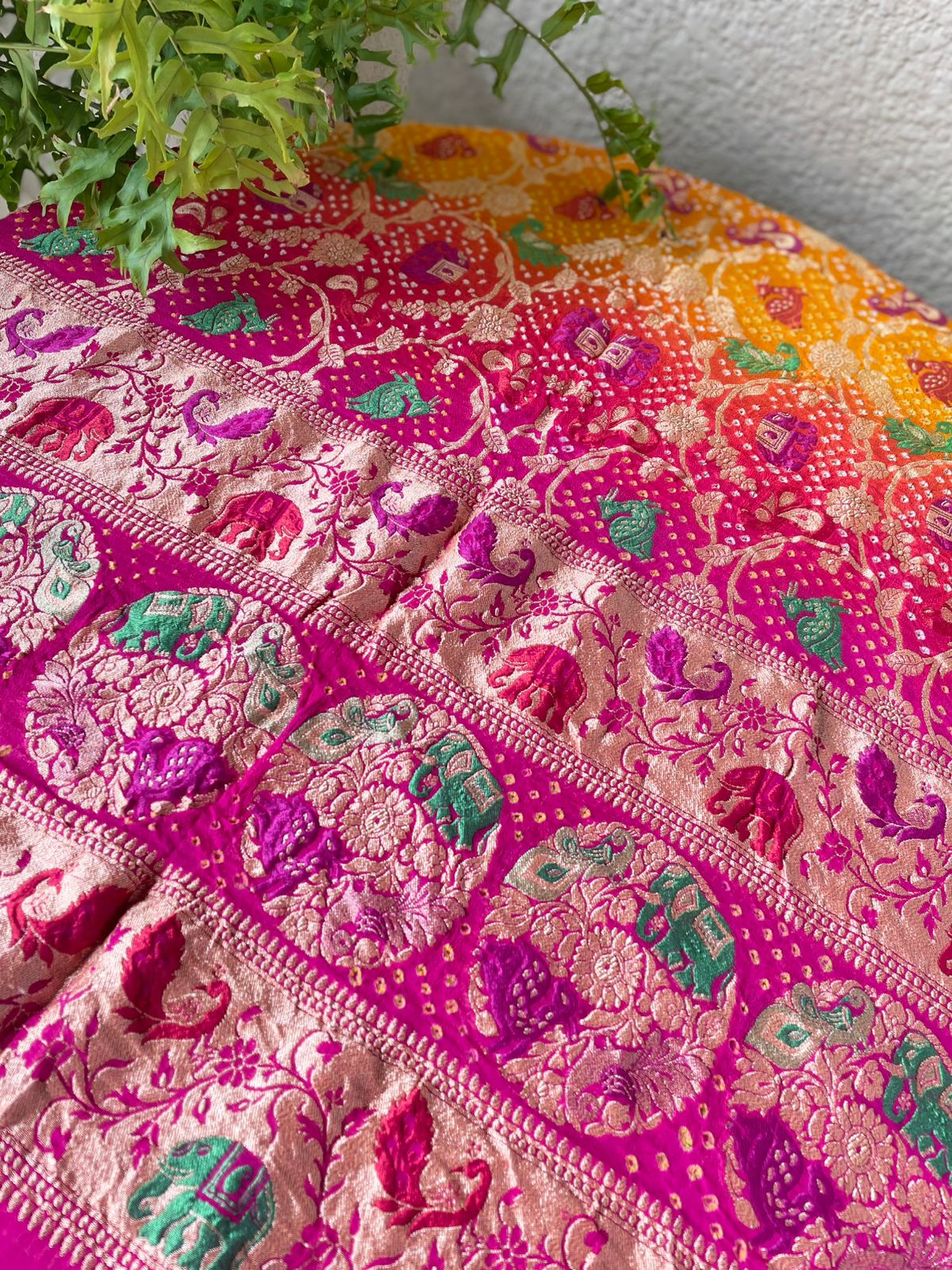 Ikshita - The Visible One Meenakari Motif Dupatta