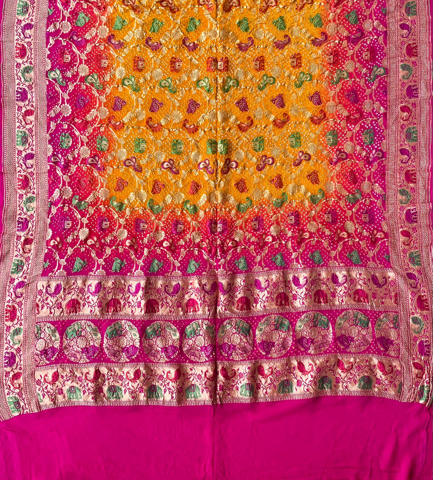 Ikshita - The Visible One Meenakari Motif Dupatta