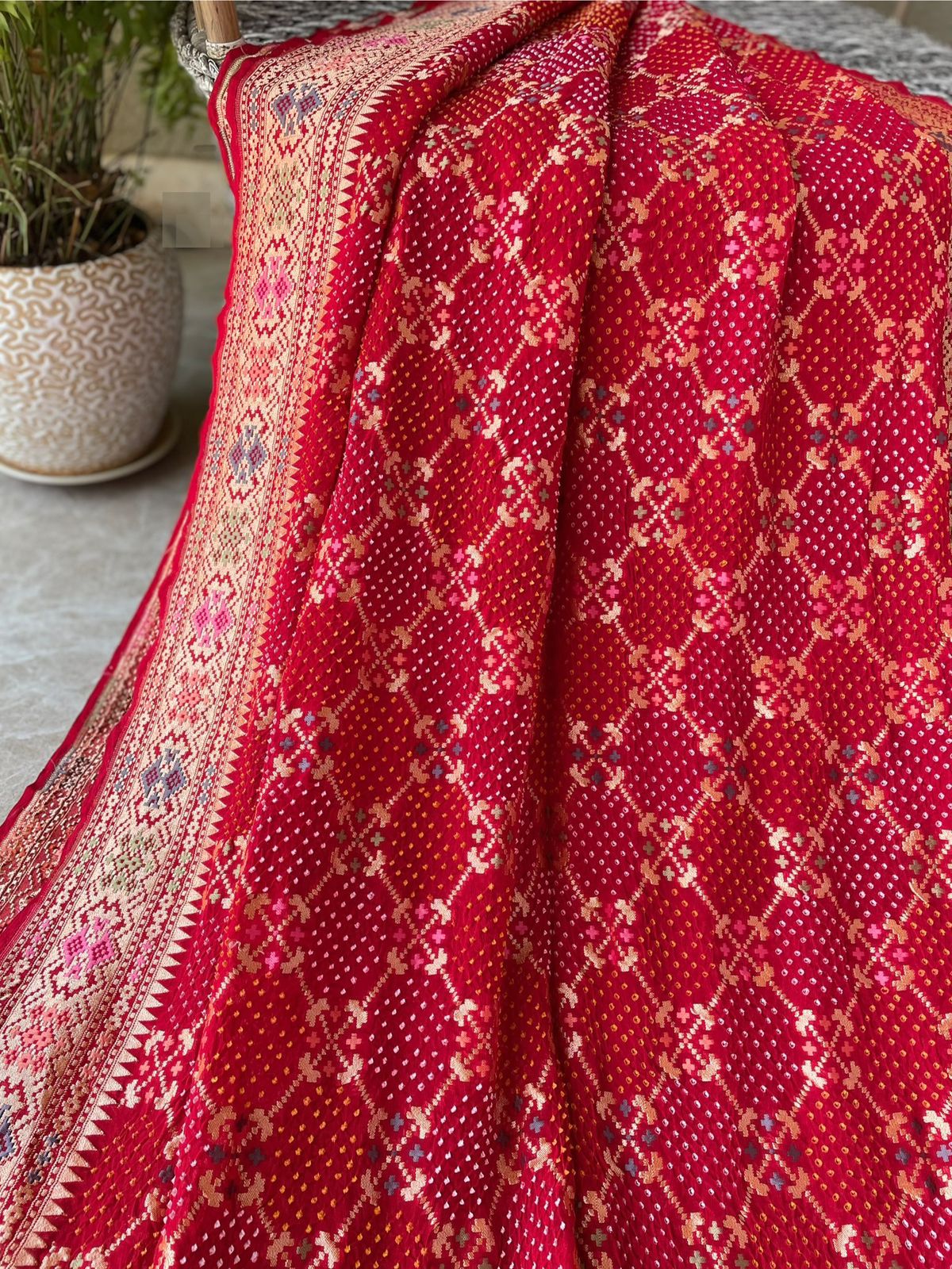 Himani - Goddess Parvati Meenakari Saree
