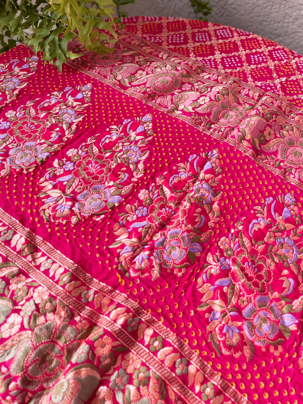 Shaurya - The Epitome Of Brightness Meenakari Motif Dupatta