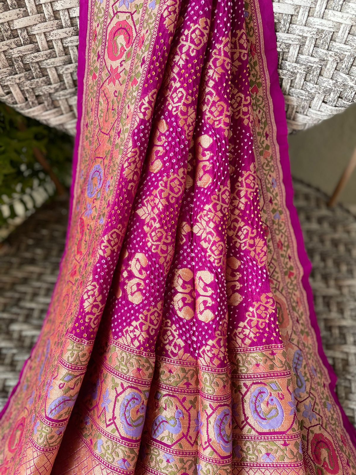 Astha - Devotional Faith Meenakari Motif Dupatta