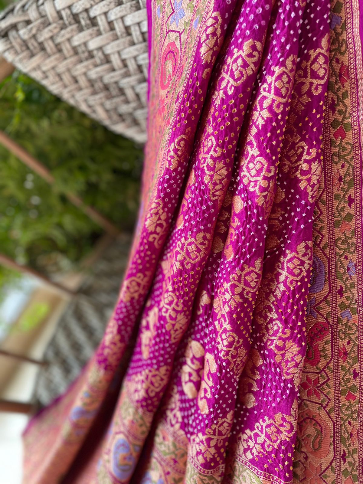 Astha - Devotional Faith Meenakari Motif Dupatta