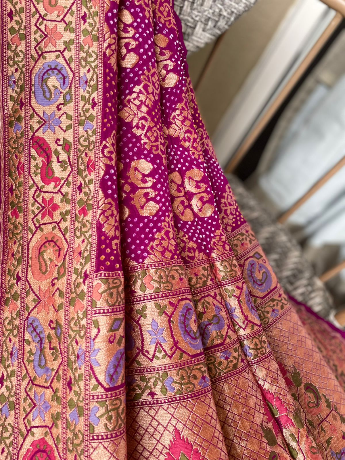 Astha - Devotional Faith Meenakari Motif Dupatta