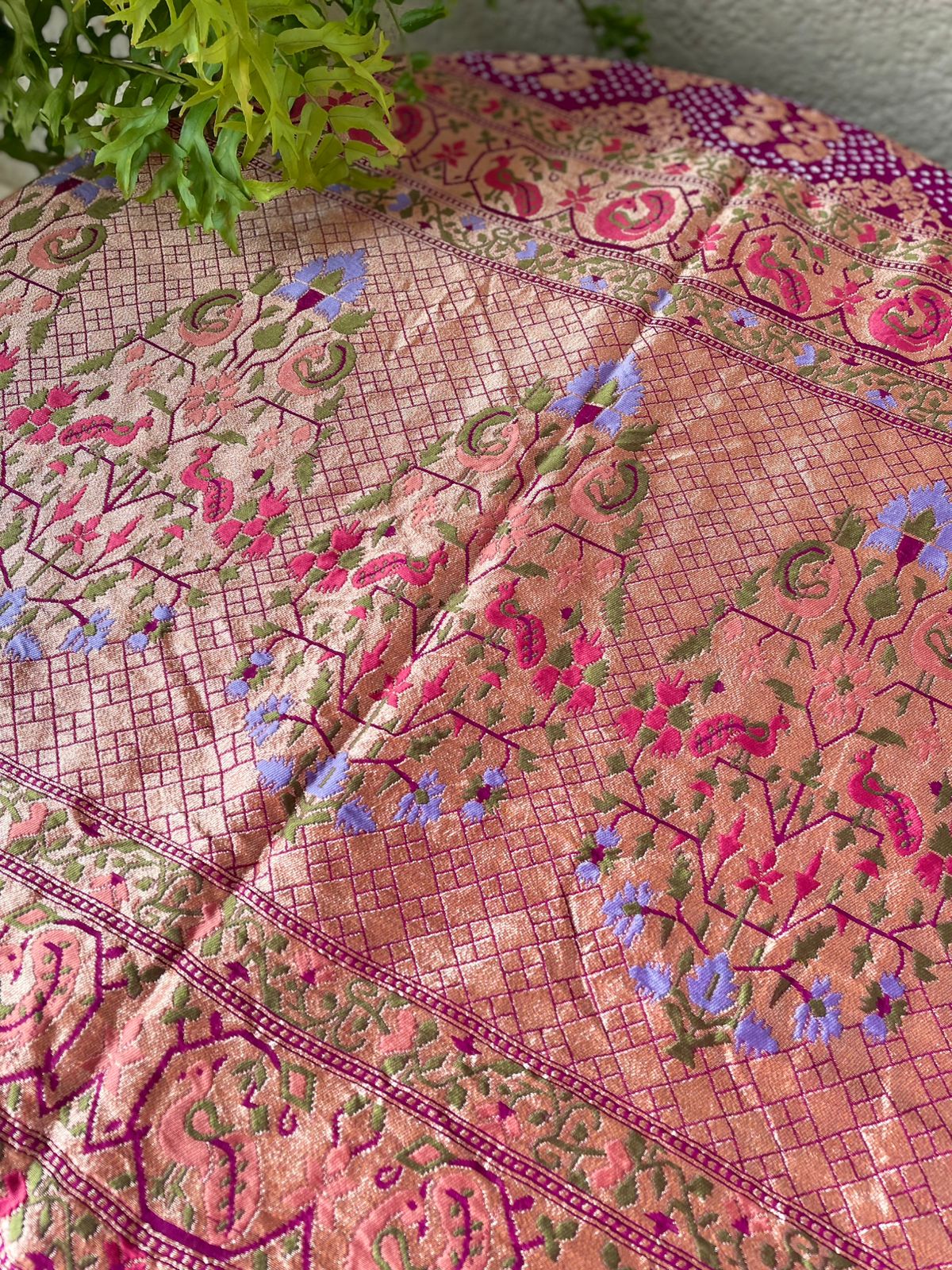 Astha - Devotional Faith Meenakari Motif Dupatta
