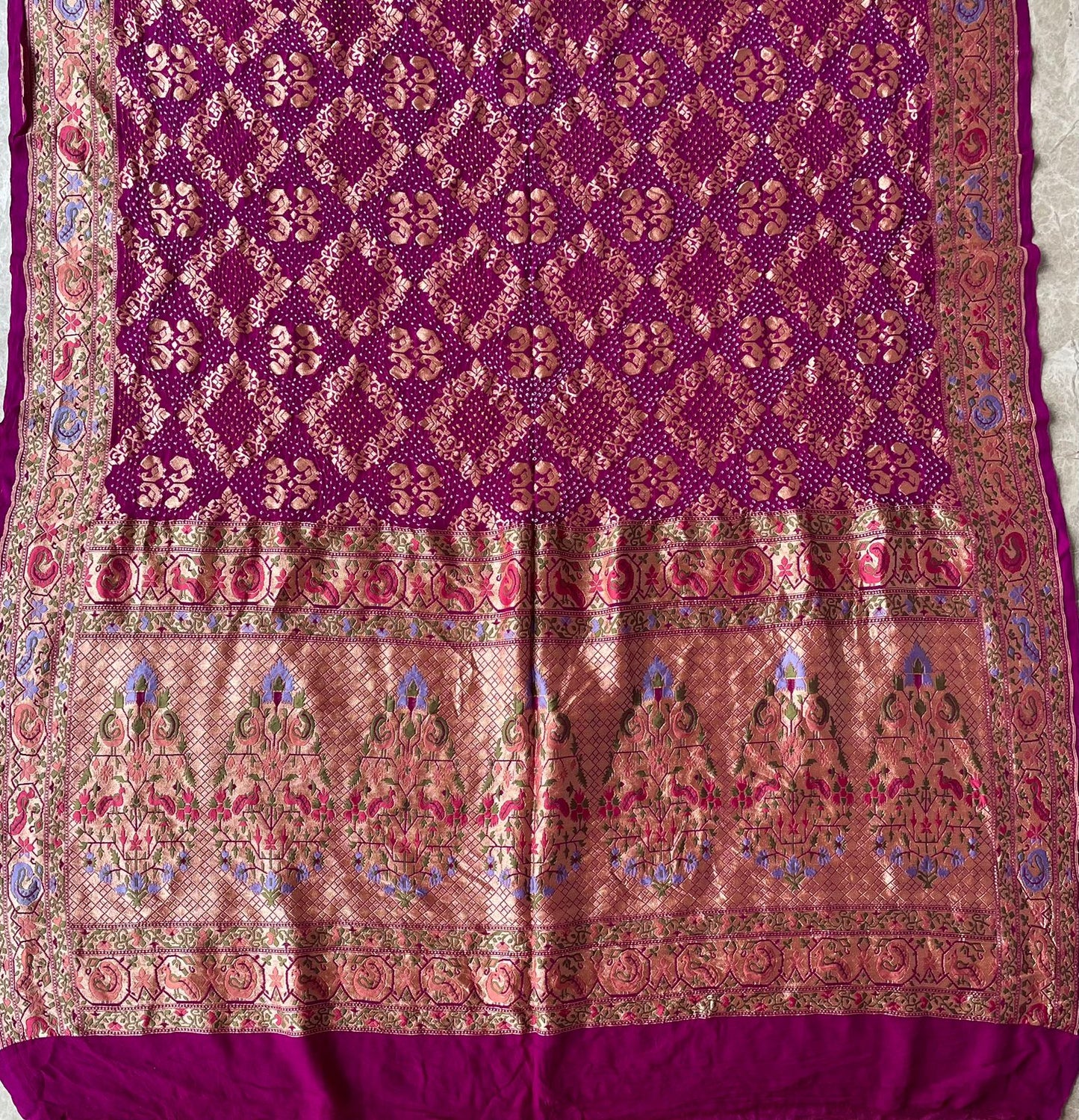 Astha - Devotional Faith Meenakari Motif Dupatta