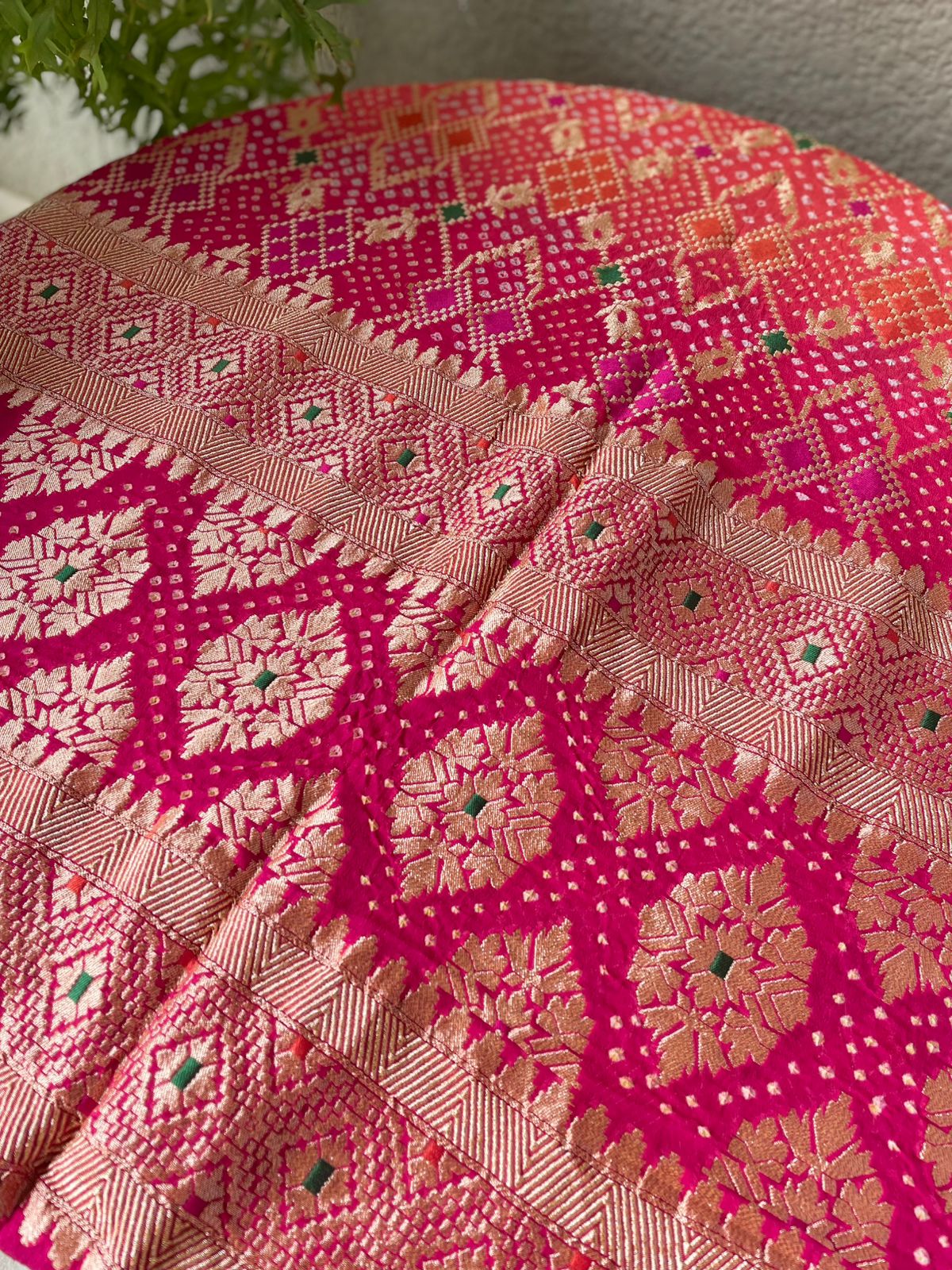 Anika - Goddess Durga Meenakari Dupatta