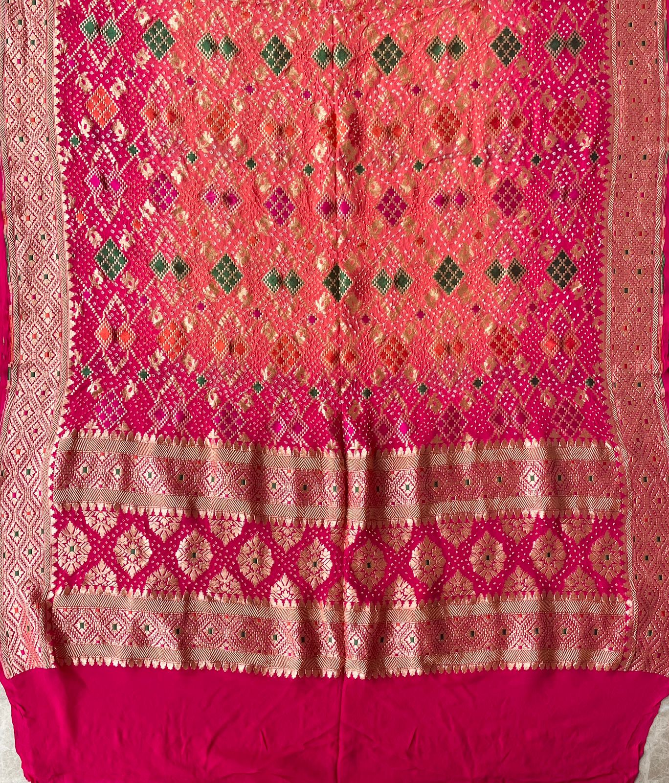 Anika - Goddess Durga Meenakari Dupatta
