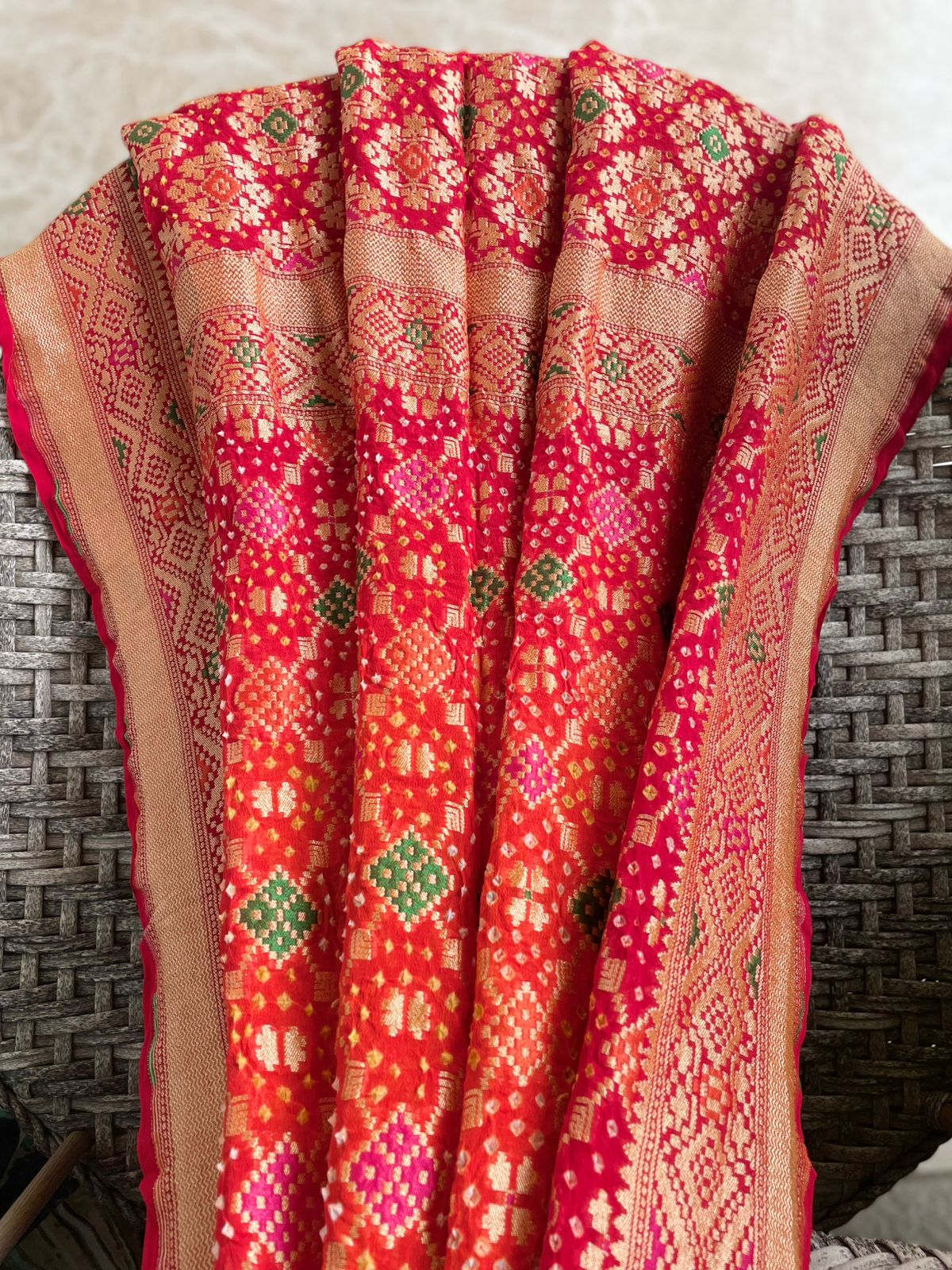 Devanshi - Gifted with Grace Meenakari Dupatta