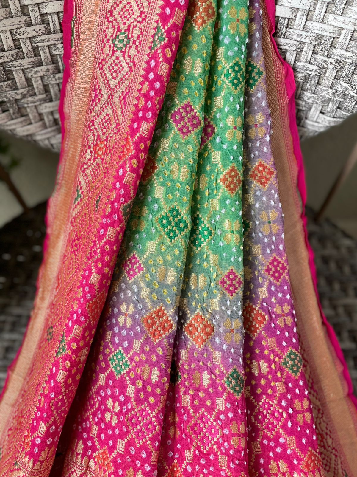 Kavya - A Symphonic Poetry Meenakari Dupatta