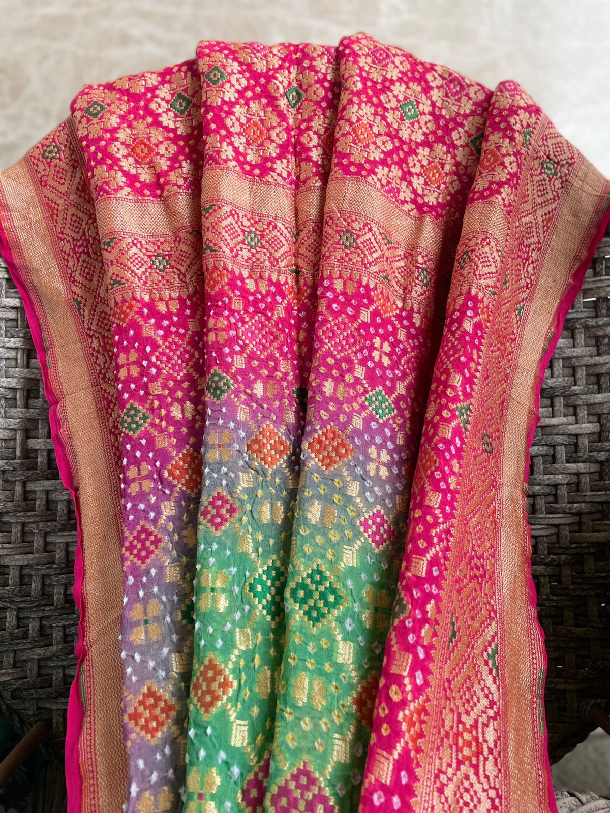 Kavya - A Symphonic Poetry Meenakari Dupatta